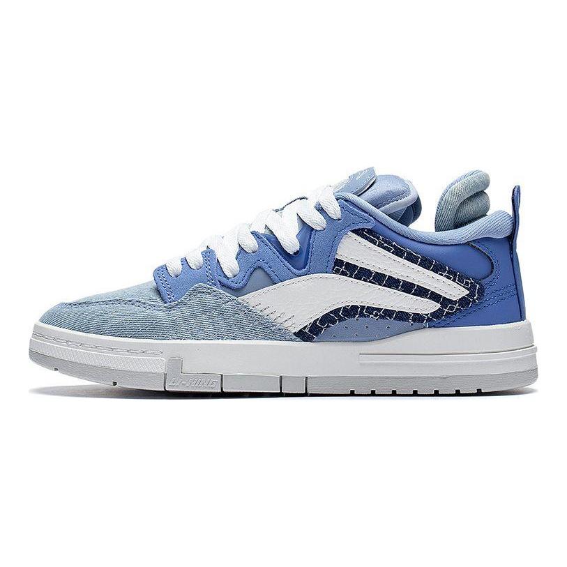 Li Ning Weigu Pro Lightweight Durable Low-Top Skate Shoes Women Skate Shoes Jiangshui-Blue AECS052-5