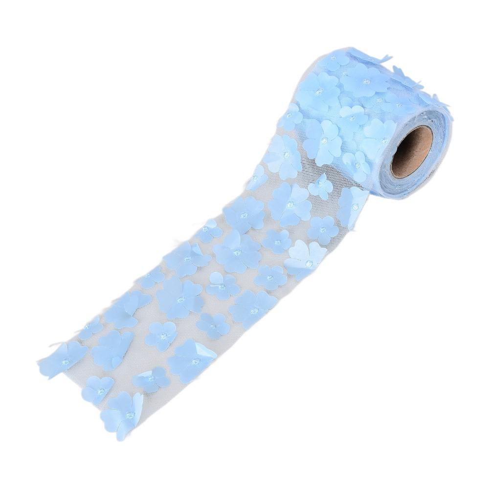 1pcs Printed Tulle Tulle Rolls 10yd Length Tulle Ribbon Spool Bright Mesh Fabric Rolls  DIY Crafts