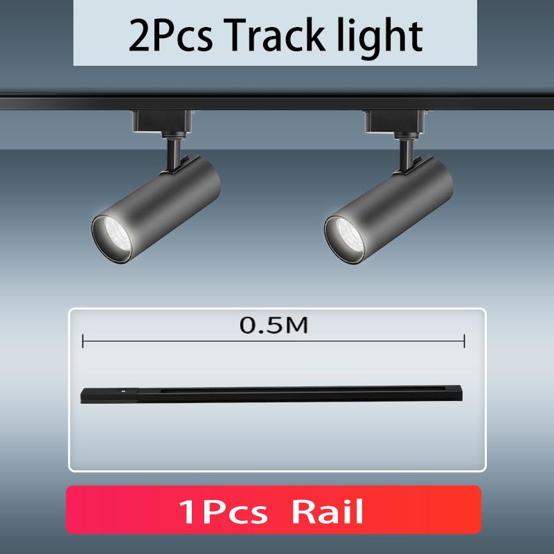Led Track Light Set Spotlight Track Lamp 220v Shop Lighting Rail 30W Spot Lights For Clothing Store Decoration Luminaire
