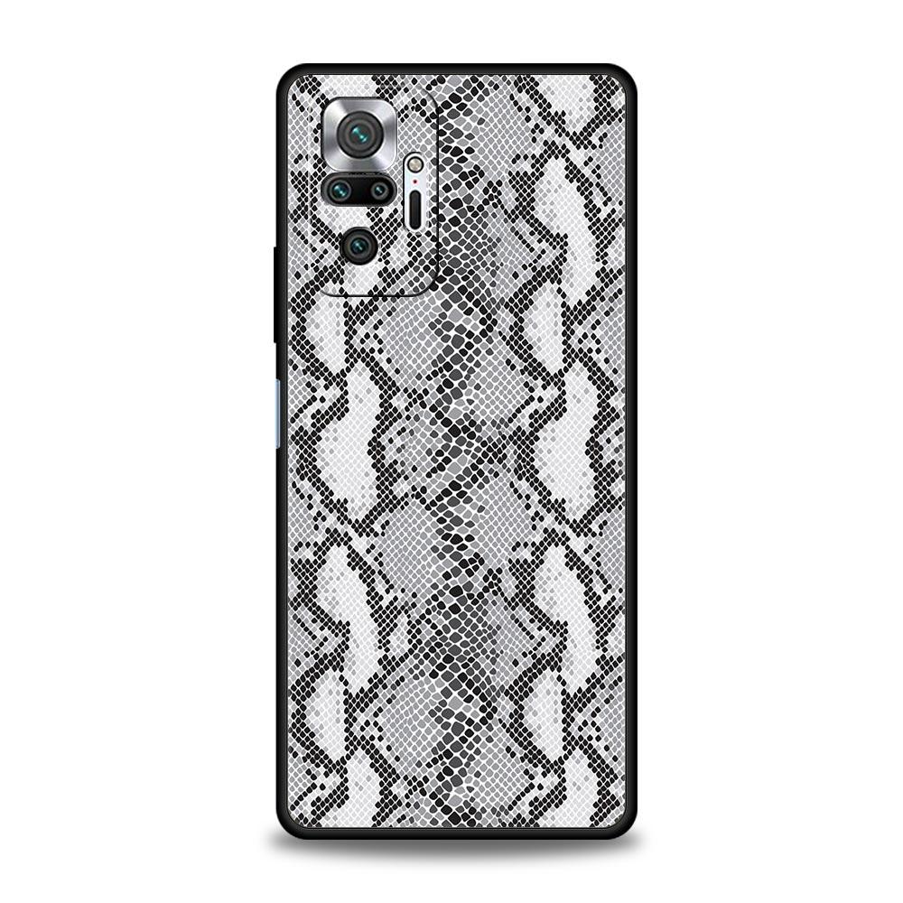 

Красивый Роскошный Чехол для Телефона под Змеиную Кожу для Xiaomi Redmi Note 13 12 5G 11 10 Pro Plus 4G 9S 9 8 7 9T 13C 10C 9C 9A Силиконовый Чехол Redmi Note 13 4G