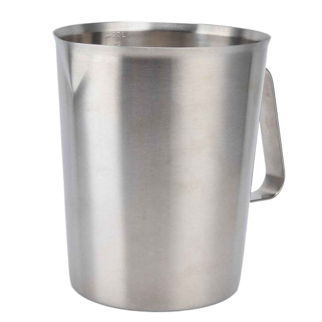 Measuring Cup 304 Stainless Steel CorrosionResistant Coffee Milk Frothing Cup with Scale for Home