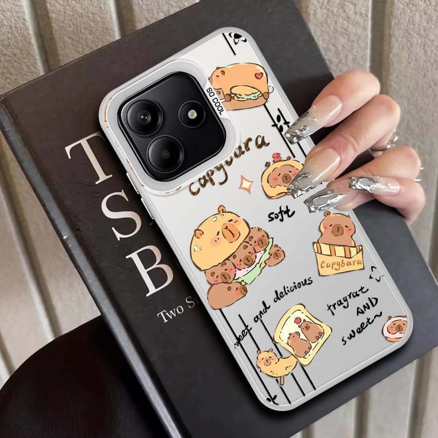 

Cute Capybara Cool Case for Xiaomi Redmi Note 14 Note 13 Pro Plus 12s 11s 11 12 Pro Back Phone Cover Redmi Note 9 Pro