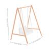 GLEAVI Garden Swing Miniature Model: Mini Hanging Chair DIY Mini Swing, Photography Prop, Desktop
