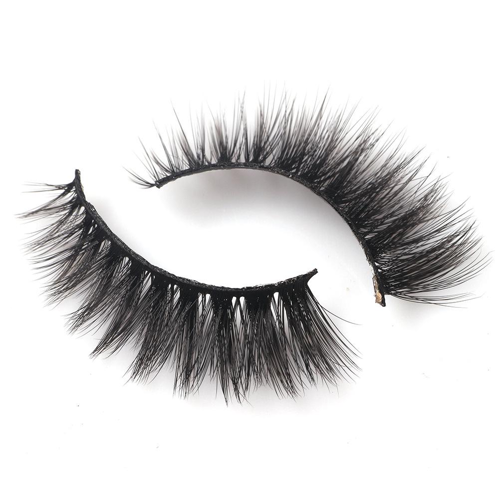 3D Faux Mink Fur False Eyelashes - Single Pair Packaging
