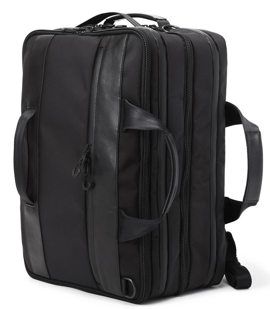 Business Bag Urban Commuter 2x3 WAY BRIEF PACK HA Made In Japan Toyooka Bag Collaboration Storage Maximum 28L Black [Beruf] 3-Way PC/A4