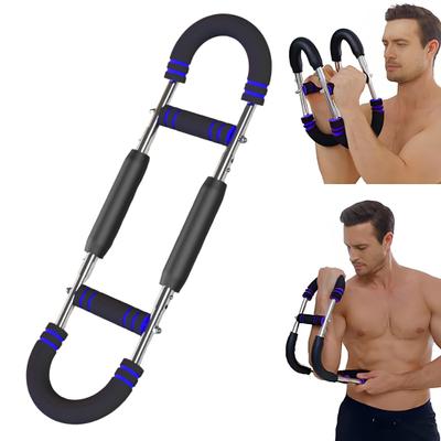 Twister Arm Exerciser with Foam Handle 40-50kg Adjustable Chest Workout Bar Forearm Triceps