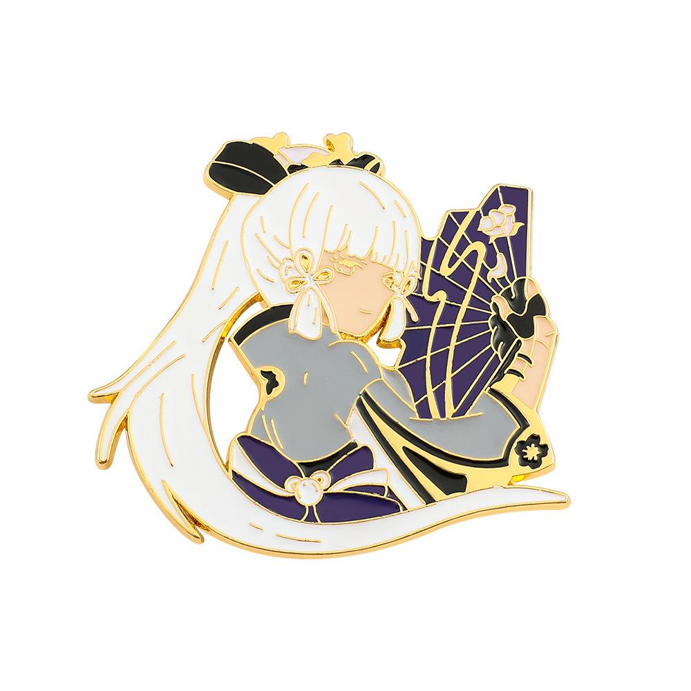 Anime Brooch Badge Cartoon Character Pendant Accessories