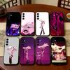 H-Hazbin A-Angel Dust Phone Case Black Silicone Soft For Samsung Galaxy A73,A72,A71,A70,A53,A52,A51