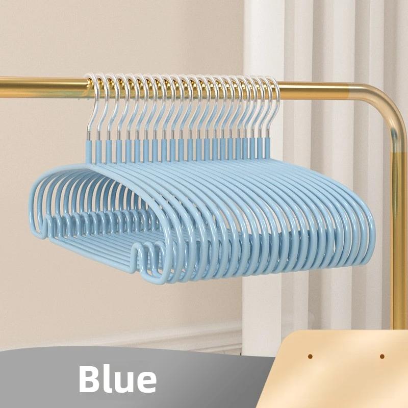 10PCS Simple Clothes Hanger Non Slip Dormitory Household Clothes Hanging to Prevent Clothes Deformation  Storage