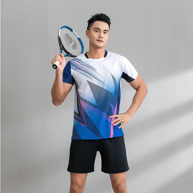 Quick Dry Badminton Set Men Women Sportswear Tennis Ping Pong Running Competition Training Athletic Outfit