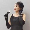 Cosplay Party Gloves Elastic Etiquette Mittens Elegant Golden Velvet Gloves  Dinner Dress