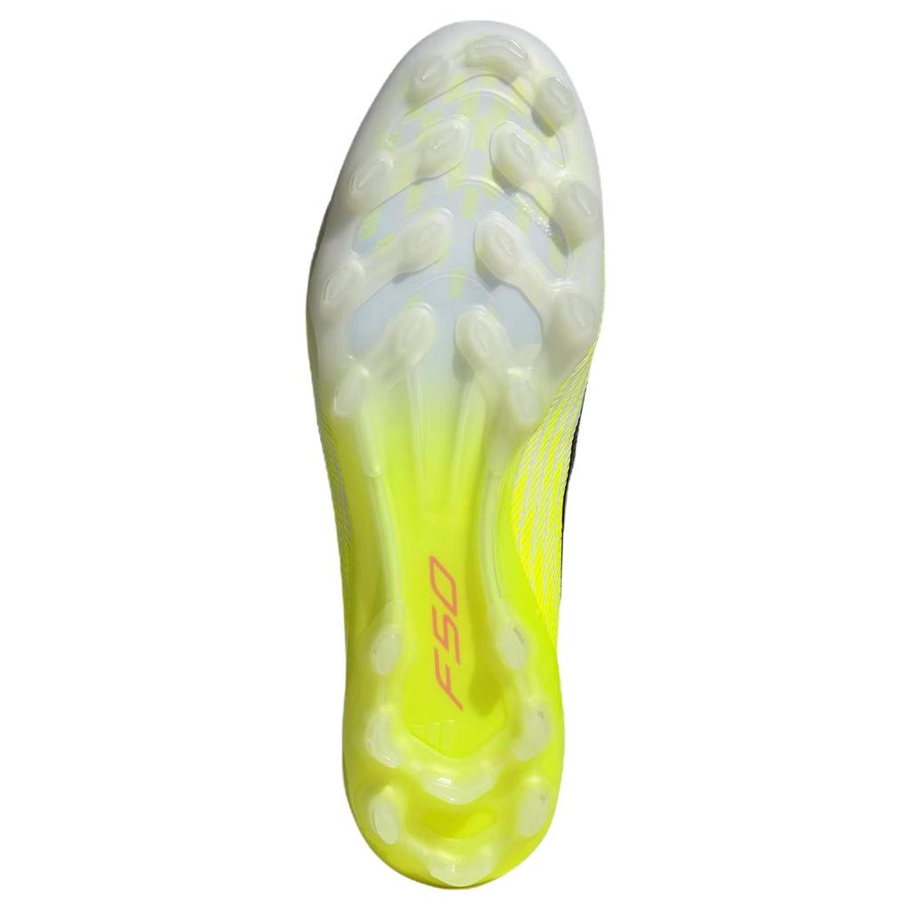 Adidas F50 Elite 2G 3G Comfortable AG (Rubber Short Studs) Artificial Grass Fabric Soccer Shoes Unisex Soccer Shoes Fluorescent-Yellow JQ1468