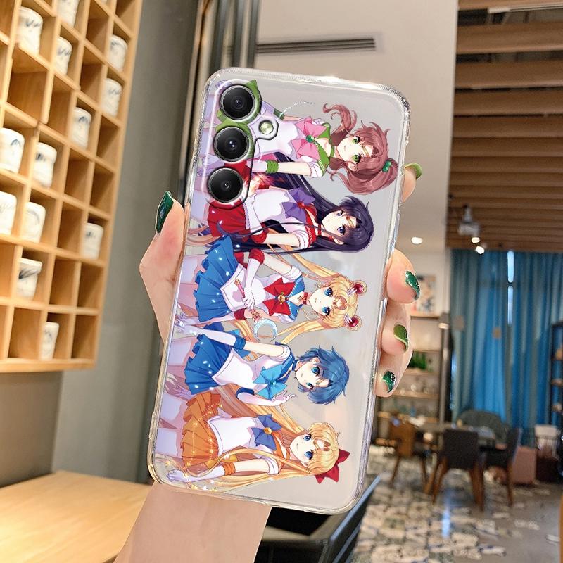

Мягкий прозрачный силиконовый чехол с рисунком для девочек для Samsung A55 M35 S24 Xiaomi Redmi Note 13 Poco C65 iPhone, противоударный защитный чехол для камеры Redmi Note 13 Pro 4G