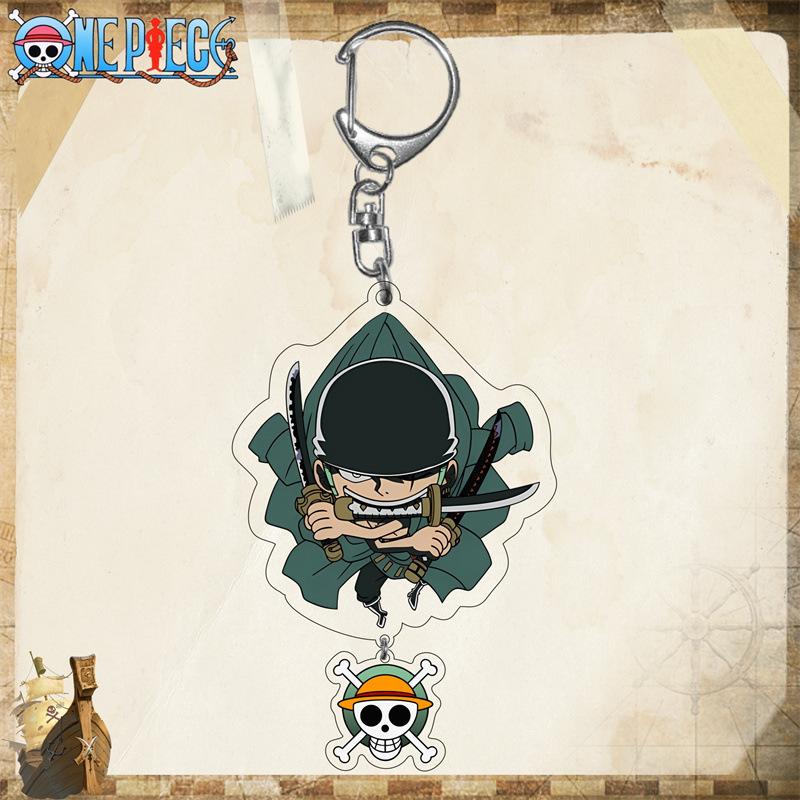 One Piece Luffy Acrylic Keychain - Chopper, Zoro, Anime/Manga, 2D Acrylic Keychain/Cartoon Keychain Gift