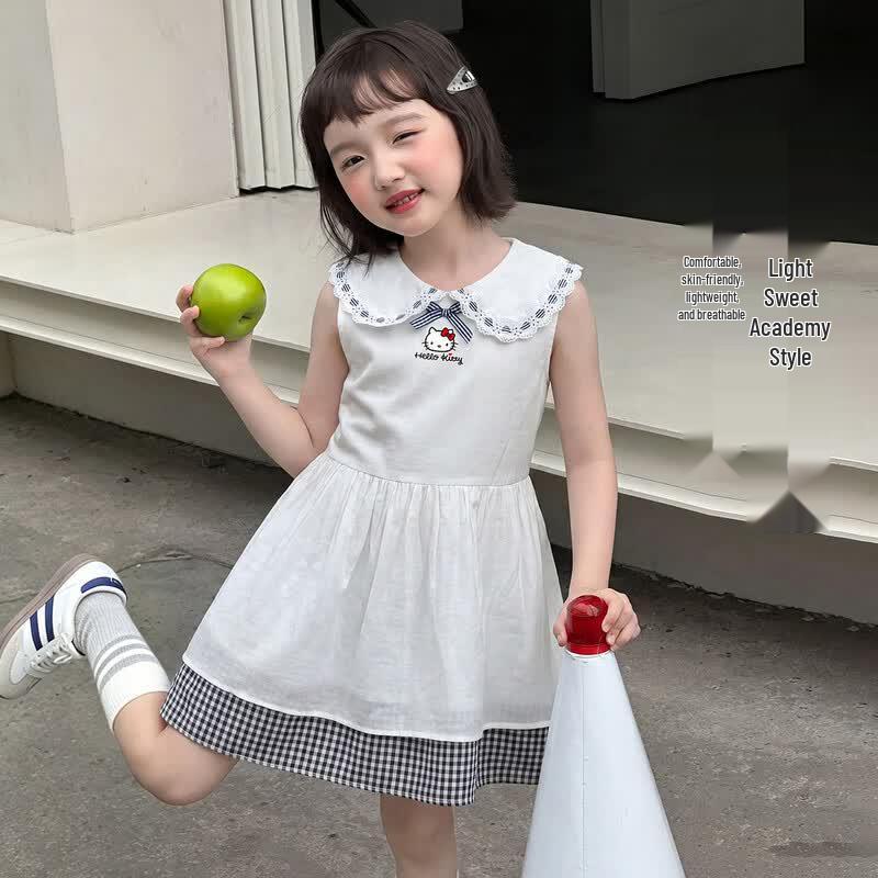 Hello Kitty Girls Collared Summer Dress 150