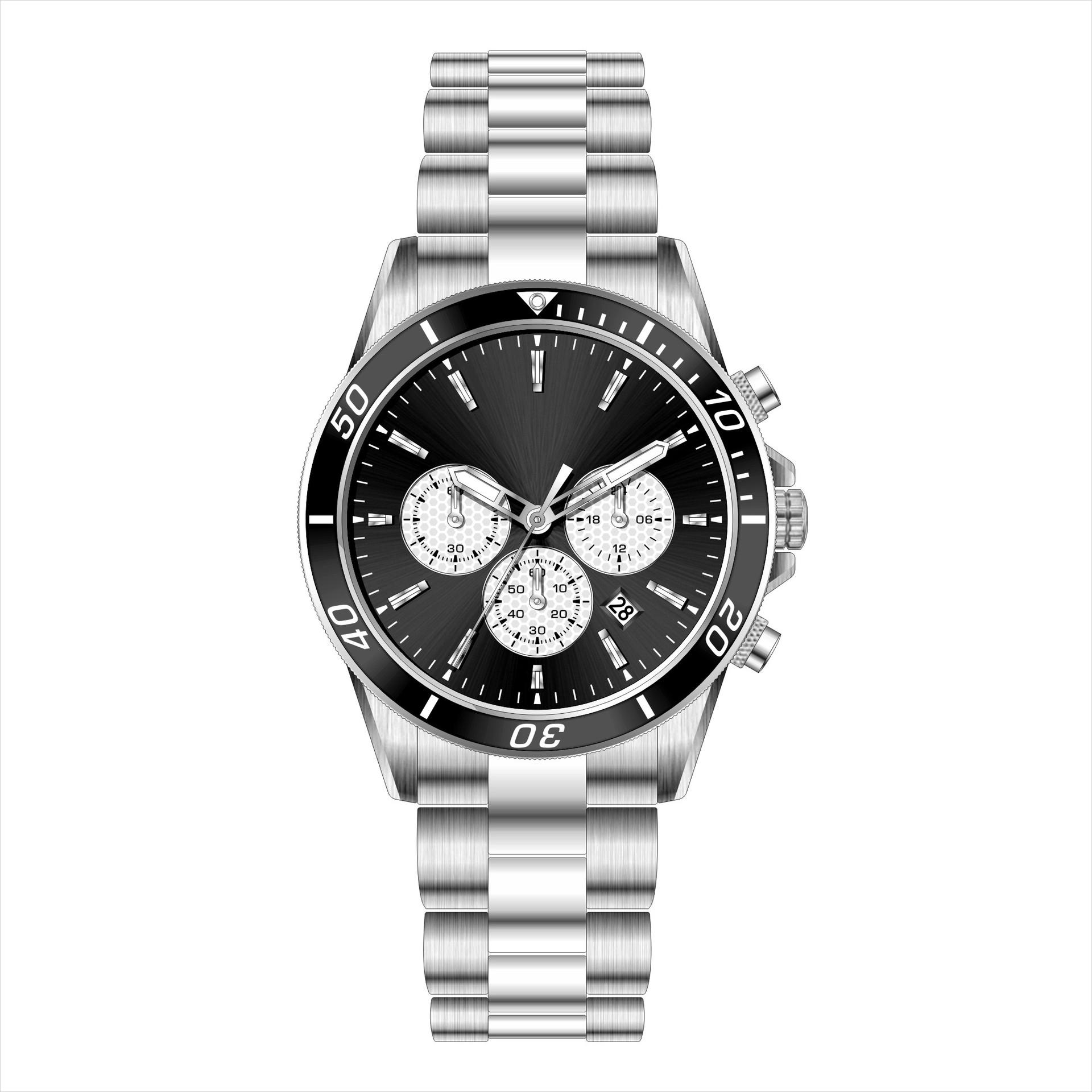 High-end business steel belt watch men s quartz watch waterproof brand watch men s watch