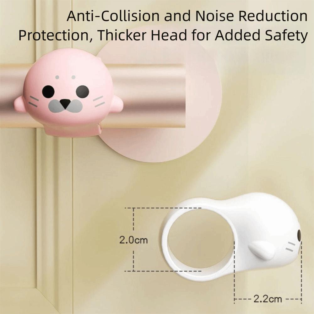 TPR Door Handle Crash Pad Silence Protection Wall Protectors Silent Protection Pad  Wall Protection