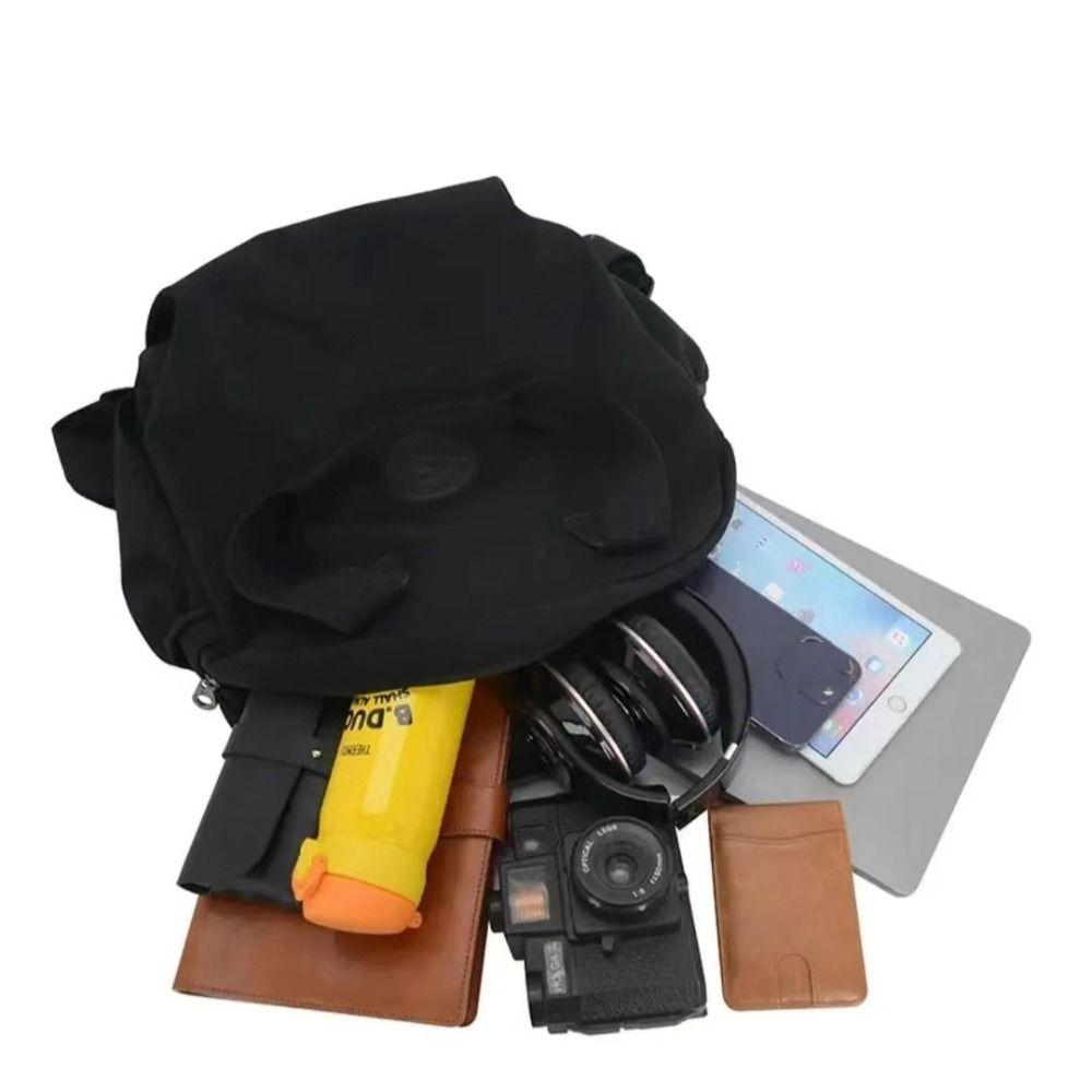 Large Capacity Sport Nylon Backpack Korean Style Fitness Bag Travel Shoulder Bag Computer