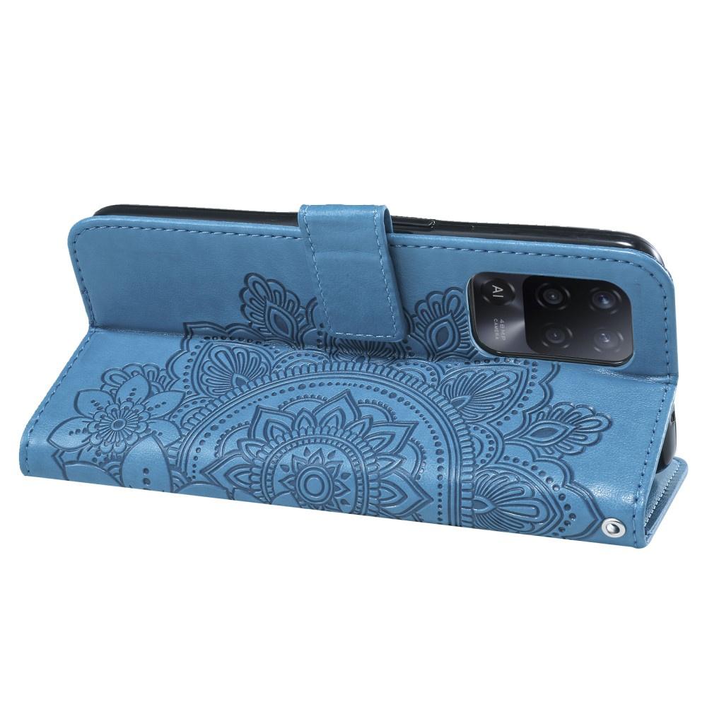 Husă Flip pentru Oppo Reno5 Z / A94 / A95 5G, Mandala, Albastru