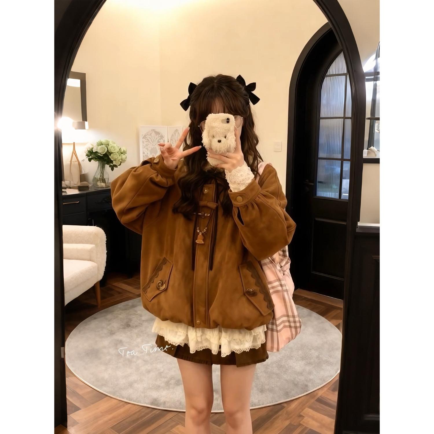 Winter Retro Cute College Style Bow