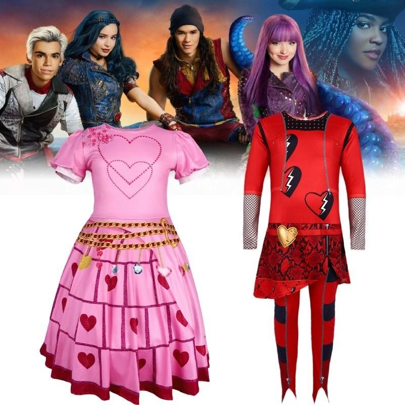 Colorful Comfortable Descendants Cosplay Bodysuit For Halloween Stage Performances