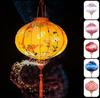 Chinese Style 12/14Inch Retro Floral Printed Silk Lantern Japan Vietnam Traditional Lantern for New Year Wedding Festival Decor