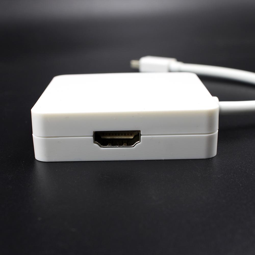 3-in-1 Mini DisplayPort DP Thunderbolt to DVI VGA HDMI Adapter for MacBook