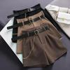 Lässige Bequeme Elegante Vielseitige Shorts Damen Wollshorts Herbst Winter Schlanke Weite Beine A-Linie Shorts