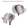 Birdcage Wedding Veil Hairband for Bride Half Face Cover Veil Headband Dance Party Elegant Headdress Evening Party Veil
