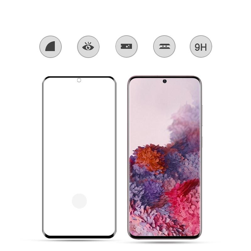 

MOCOLO for Samsung Galaxy S20 4G/S20 5G 3D Curved Full Screen Full Glue Tempered Glass Screen Guard Film [Support Ultrasonic Fingerprint Unlock] As Shown A