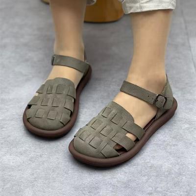 Neue Sommerschuhe Damen Riemen Strandsandalen Gladistor Stil Flache Absätze Schuhe Lässige Sneaker Weibliche Damen Sandalen 35-40
