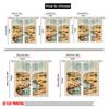 2pcs 2D Flat Printing Curtain Isaiah 43 19 Desert Streams 100% Polyester Fabric Without Electricity Holiday Decorations Use for