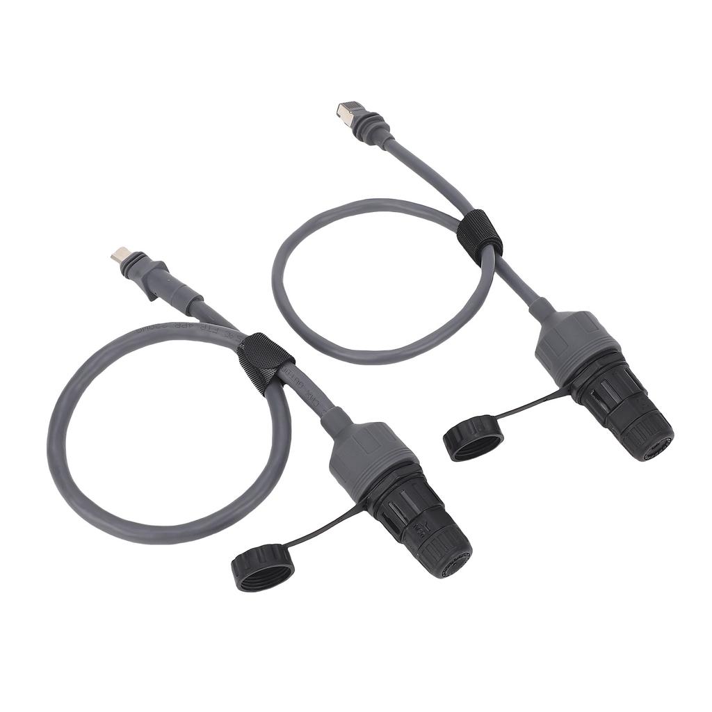 Ethernet Adapter for Enterprise Antenna 24AWG 1200Mbps Transfer Rate IP68 SPX To RJ45 Cable Coupler