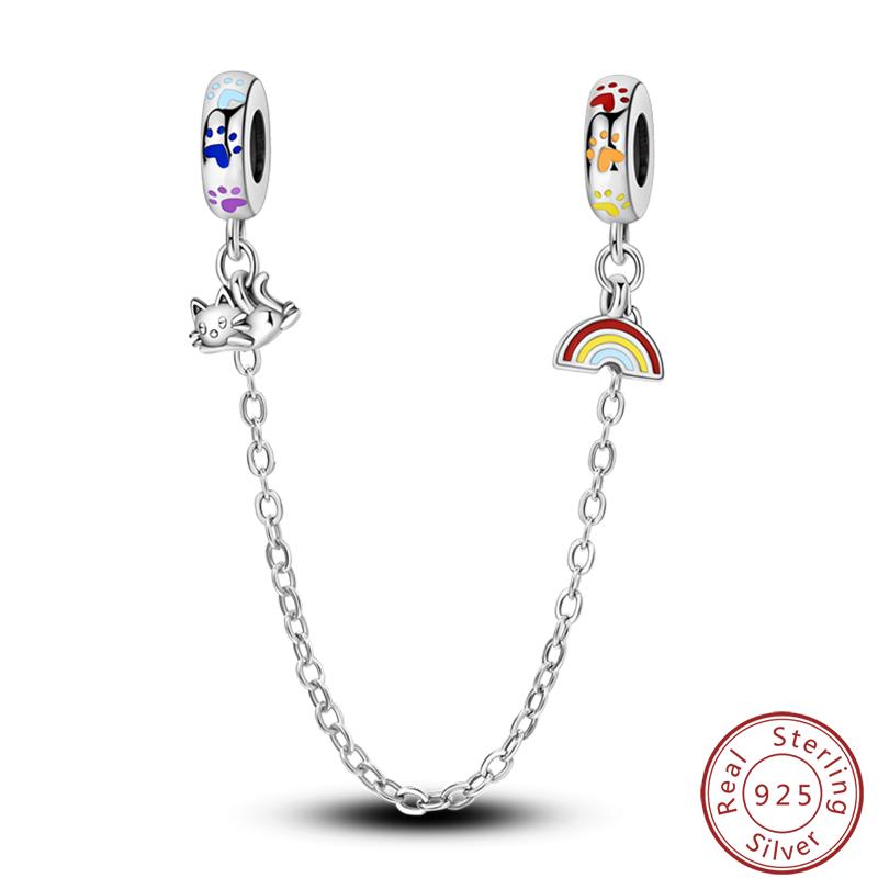 Cute Cat And Dog Series Copper Moon Butterfly Paw Print Charms 3Mm Diy Fine Jewelry Gifts Making