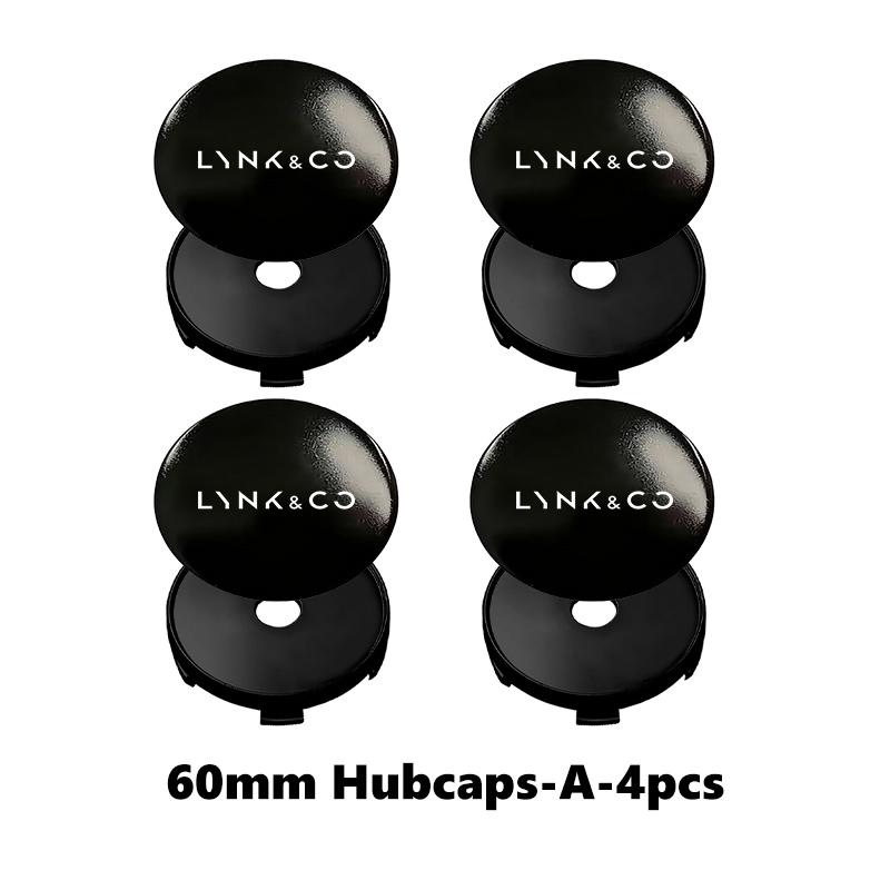 For LYNK&CO 4pcs Car Wheel Hub Center Cap Universal Anti-Dust Protective Cover 01 Phev 02 03+ 05 06 09 EM-P PHEV 09 MHEV