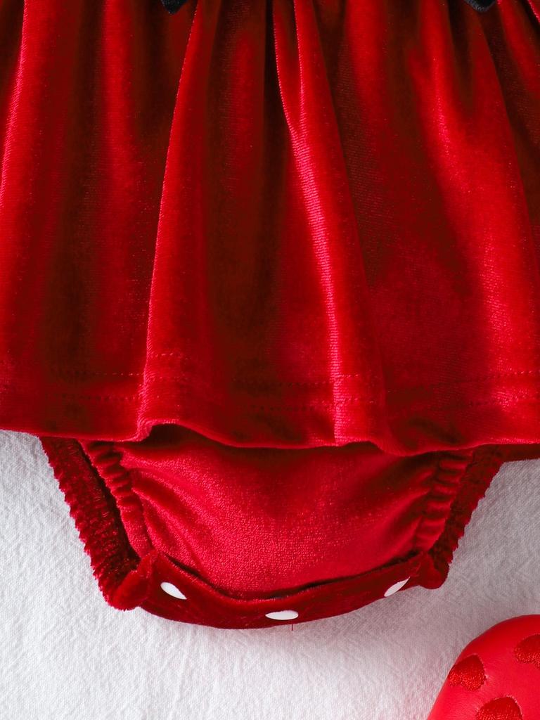 Europäisches & Amerikanisches Mädchen Weinrot Langarm Haremskleid