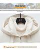 Women's Loose Fit Hooded Mid-Length Down Cotton Coat - Korean Style, Plus Size, Thickened Winter Outerwear