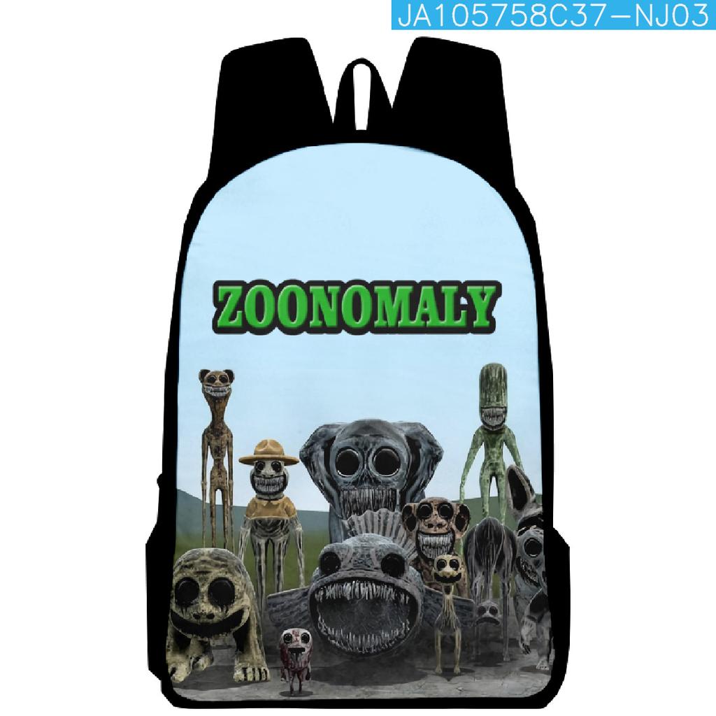 Hip Hop Youthful Funny New Zoonomaly Student School Bags Notebook Backpacks 3D Printed Oxford Waterproof Boys/Girls Travel Bags