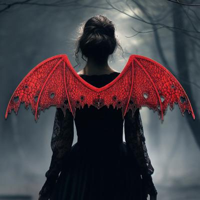 Kostýmní doplněk démona Dospělí Ďábel Cosplay Maska Halloween Démoní křídla Rekvizita pro Maškarní párty Cosplay