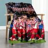 Atletico Madrid Personalized Name Blanket Lightweight Personalized Blanket Soft & Cozy Throw For Nap Bed Office Chair Office All-Season Use
