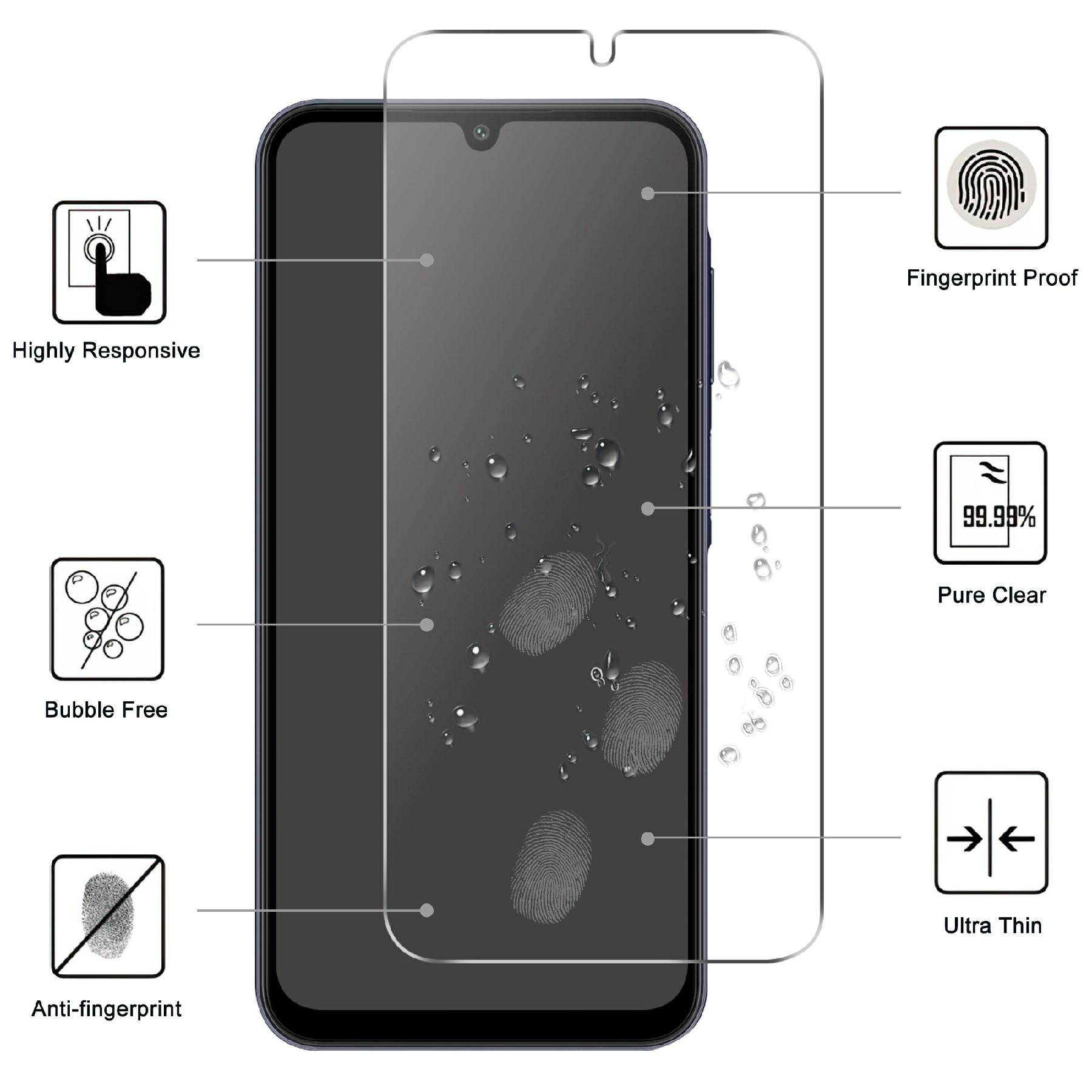 

For Samsung Galaxy A56 5G/A36 5G Screen Protector HD Tempered Glass Film 2.5D Type A