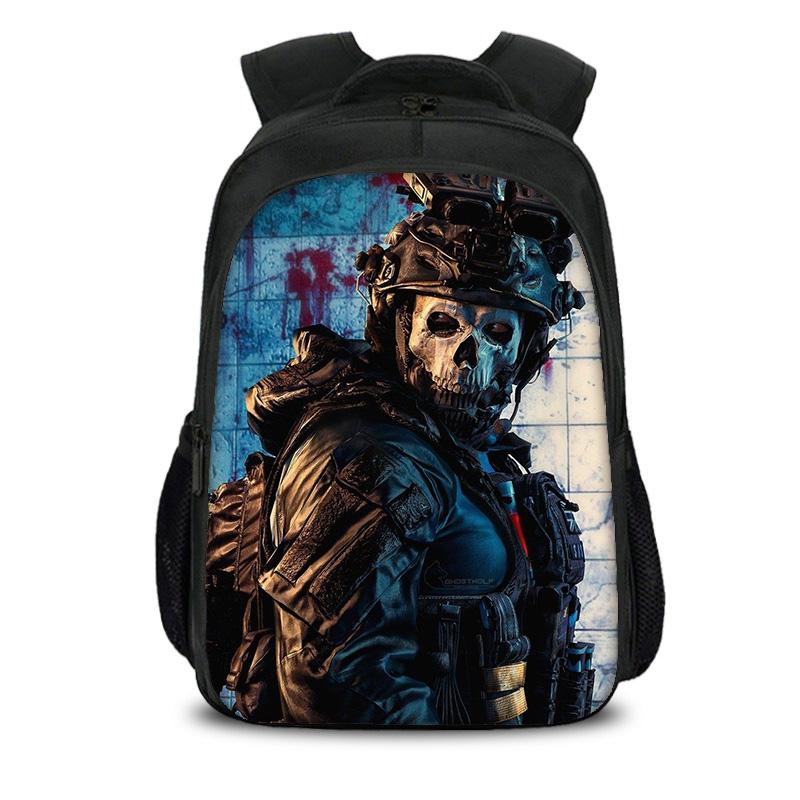Call of Duty Double Layer Backpack Durable, Fashionable, Large Capacity School Boy and Girl Birthday Best Gift