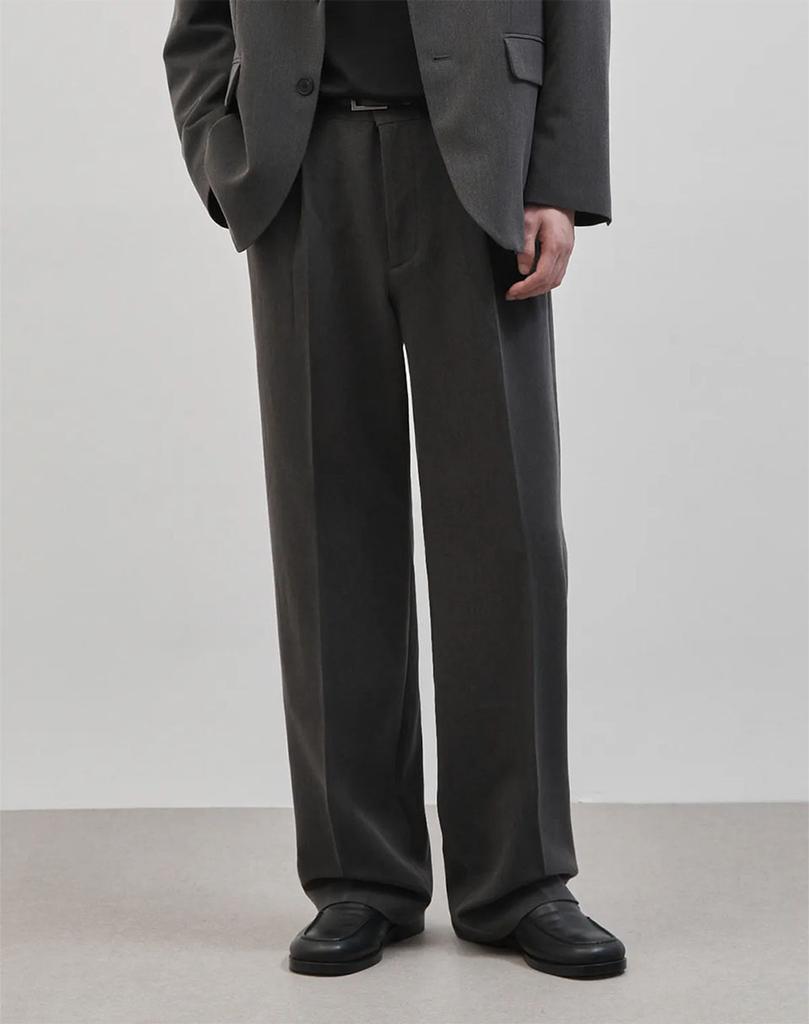 Work On Body Off [Summer/All Seasons] Sivico Semi-Overfit Single Set-Up Suit [Grey]