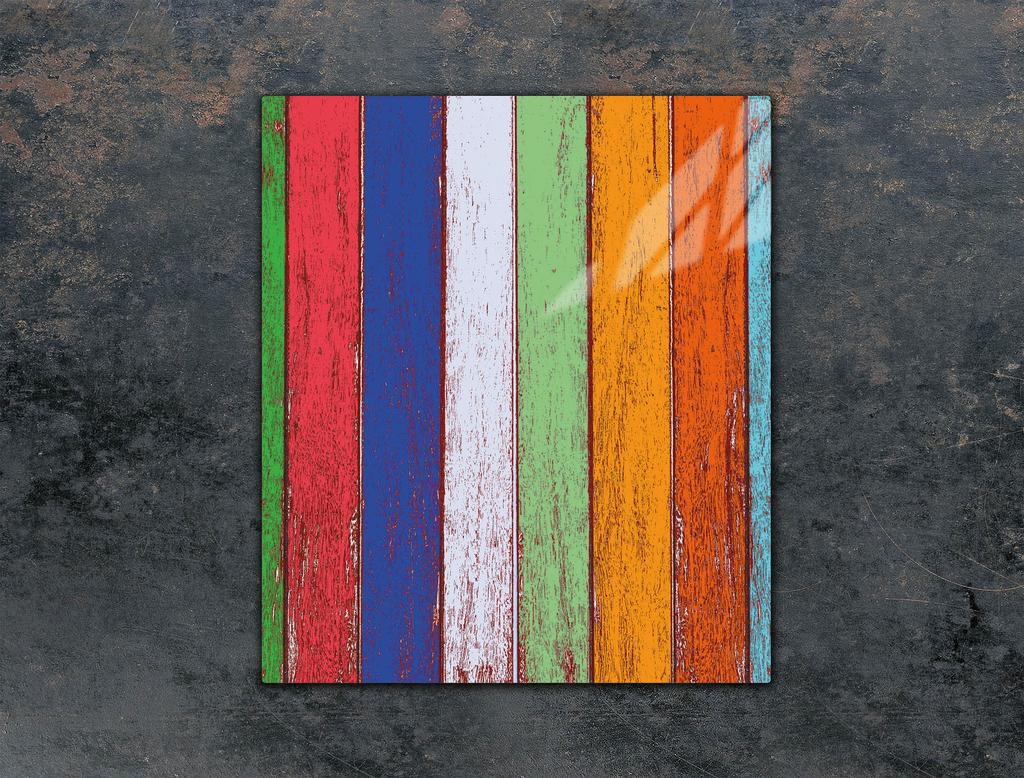 SZKLANA DESKA DO KROJENIA 45x52 KOLOROWA