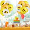 45 Pieces Sunflower Balloons Decorations 12 Inch Sunflower Yellow White Balloons for Summer Honeybee Themed Party Baby Shower Birthday Wedding Party