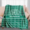 Fußballverein Wappen Aufgedruckte Decken Weiche Flanelldecken für Sofa Bett Geschenke für Männer Frauen Picknickdecke Weihnachtsgeschenke