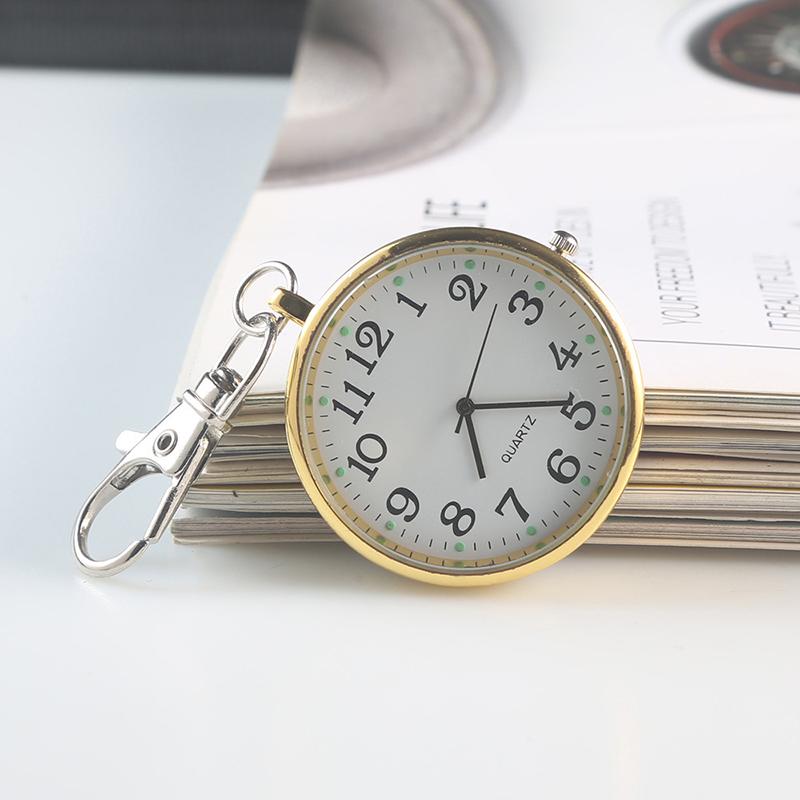 Pocket Watch Keychain Remote Control Clock Student Doctor Medical Vintage Watch