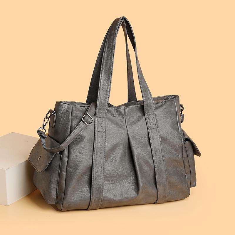 Commuter Large Capacity Tote Bag Women's Crossbody Bag Vintage Shoulder Bag