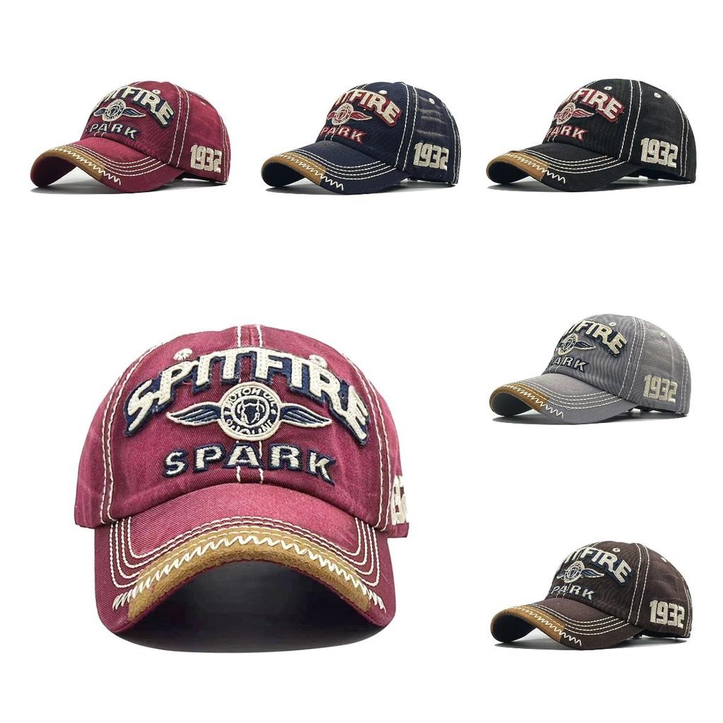 Hat Adjustable Outdoor Sun Protection Baseball Cap Vintage Summer Adult Trendy