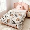 French Bulldog Themed Blanket Soft Ideal For Dog Owners And Pet Lovers Present Flat Print Design Great For All Occasions